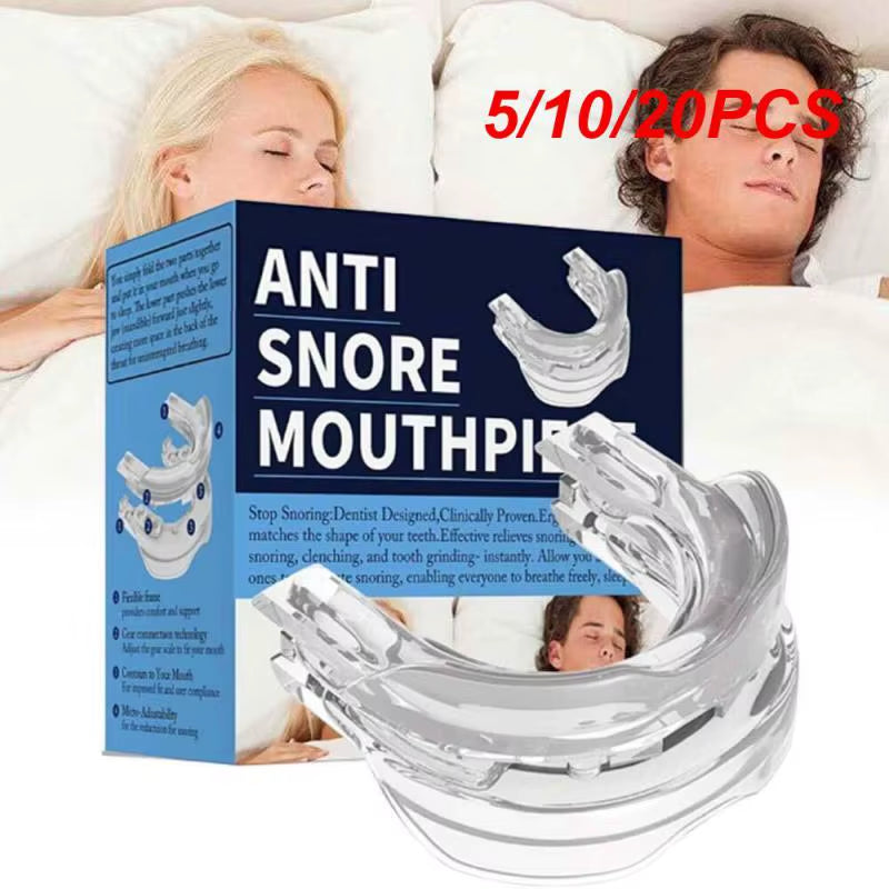 5/10/20PCS Anti-Snoring Mouth Cover Prevent Snoring Easy to Use Sleep/Stop Snoring Snorer Molar Anti-Snoring Device Snoring