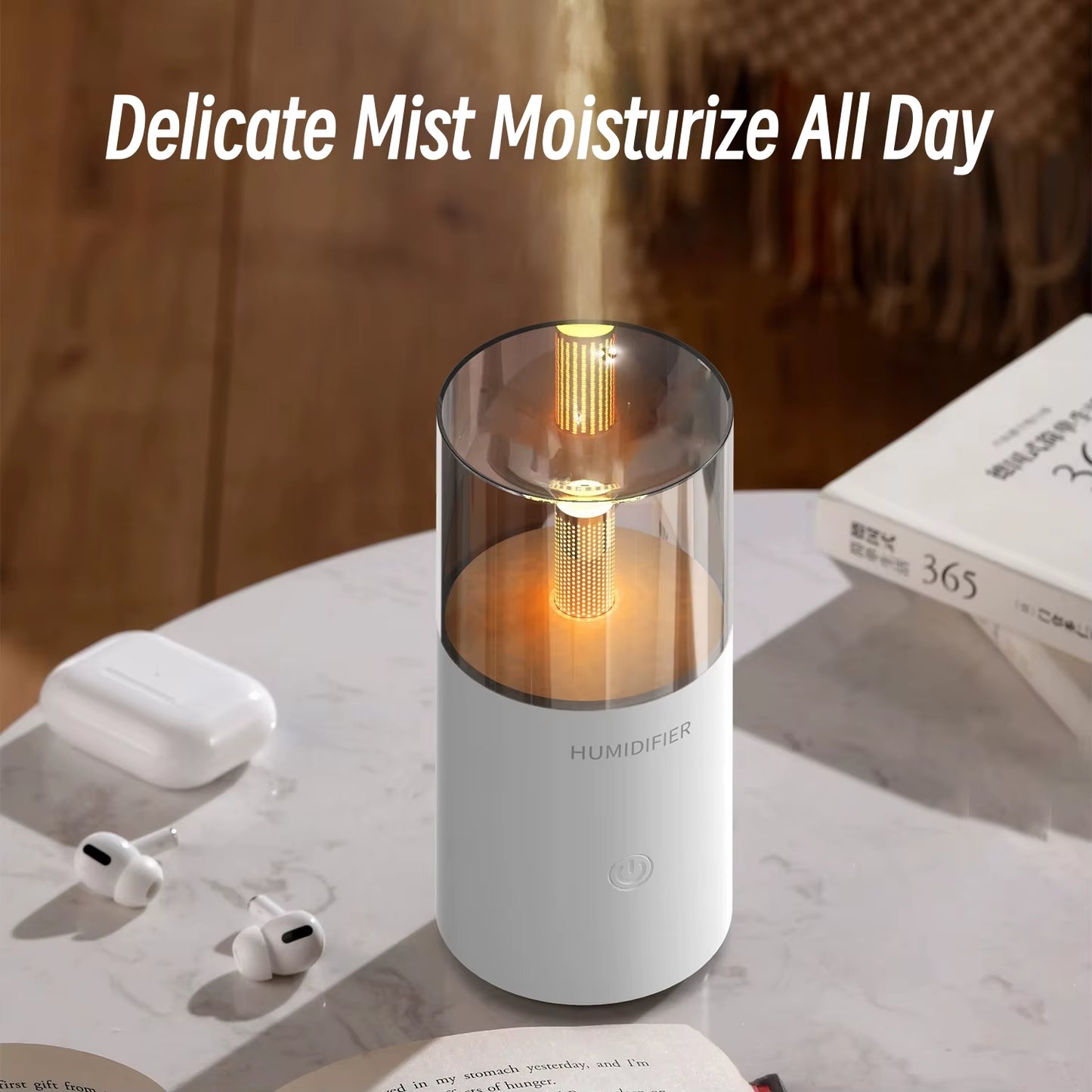 Mini Portable Car Aromatherapy Essential Oil Diffuser with LED Lighthome Office Table USB Electric Aroma Air Humidifier Diffuser