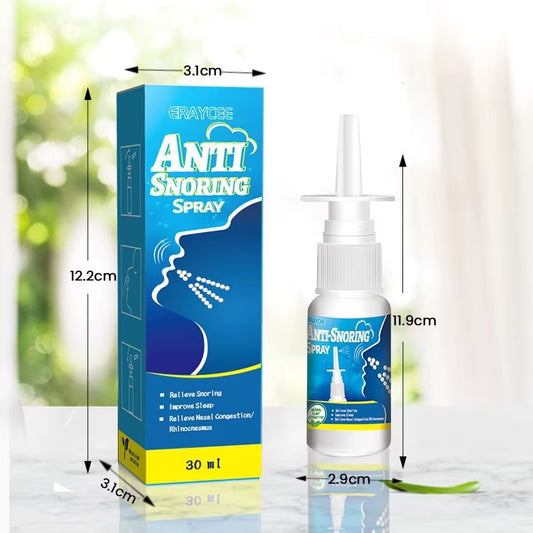 30Ml anti Snoring Spray Relief Remedy Snoring Nasal Spray Improve Sleeping Quality Nasal Congestion Easier Better Breath