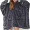 Hoodie Blanket Oversized Ultra Plush Sherpa Big Giant Hooded Sweatshirt